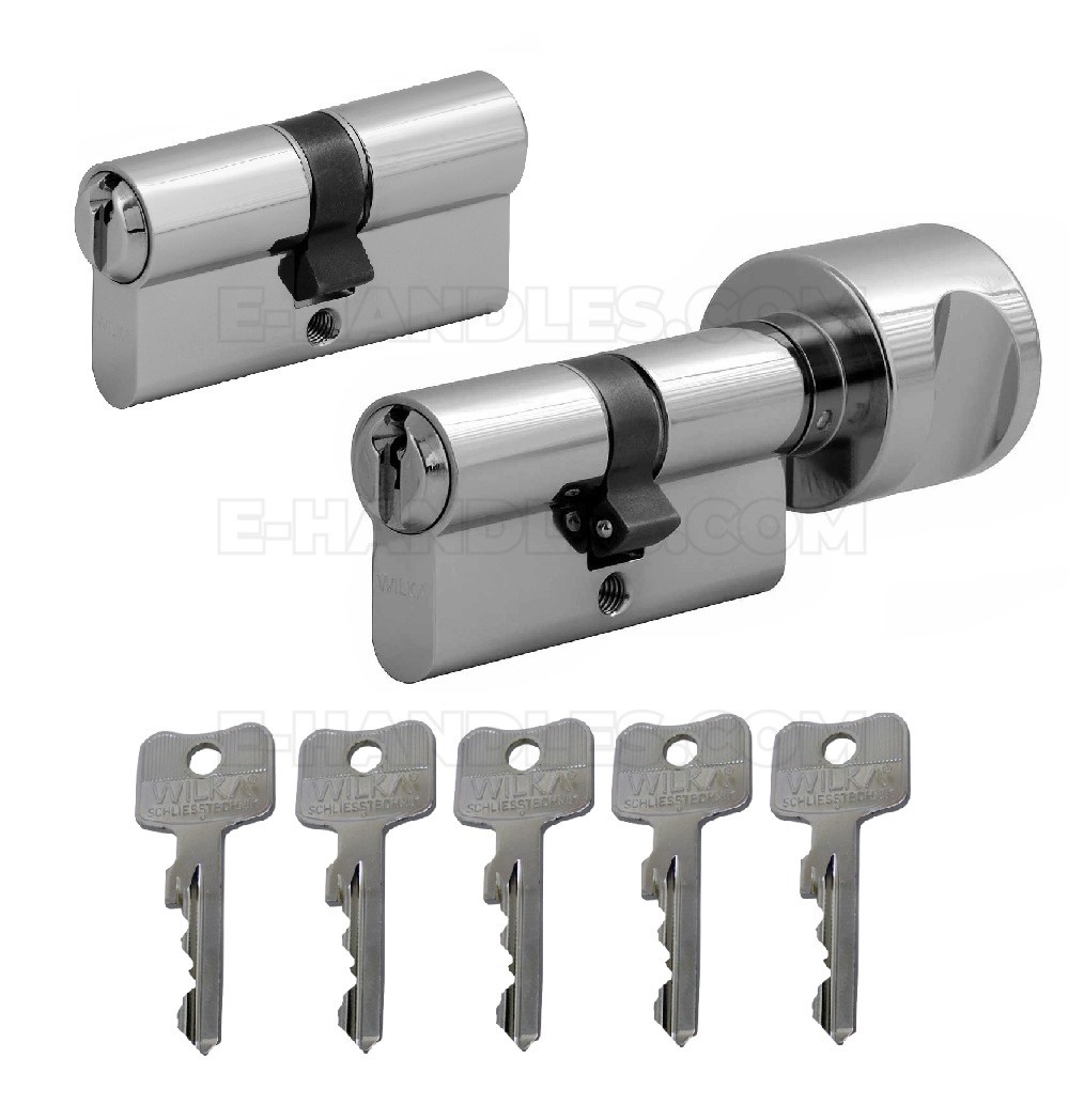 Zestaw wkładek WILKA B6 1400 i 1405 30×40 / G40×30, 5 kluczy